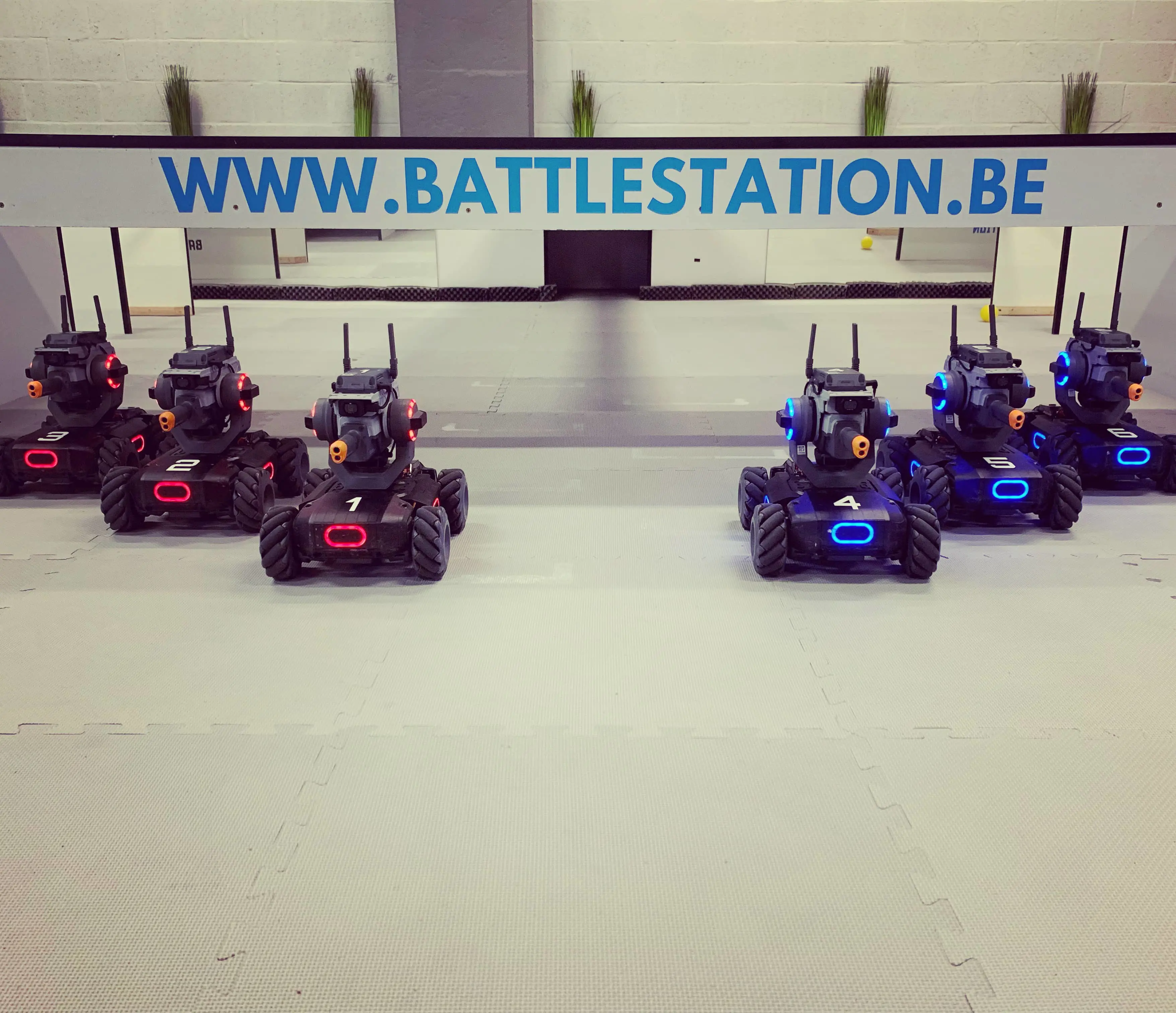 Battlestation robots, Battlestation rood en blauw